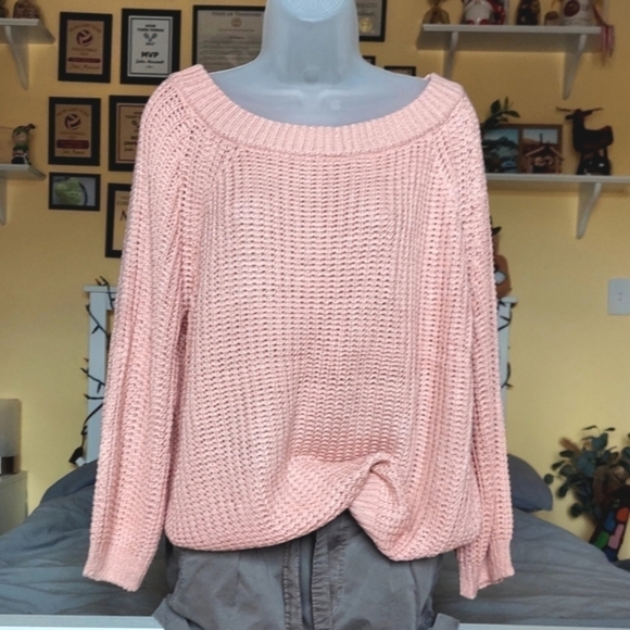 NWT Miracle Oversized Scoop Neck Sweater - Picture 12 of 13